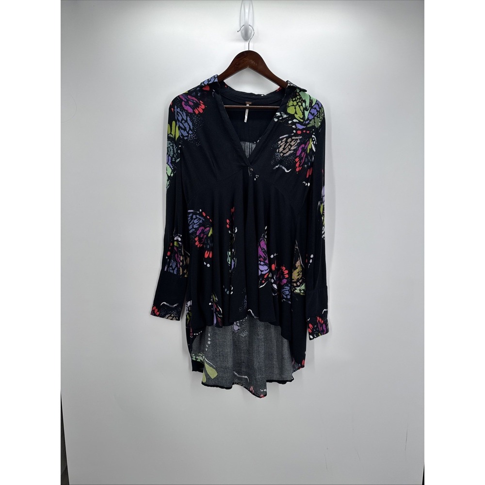 Free People Field of Butterflies Tunic XS